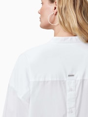 AllSaints White Ana 100% Organic Cotton Shirt - Image 5 of 8