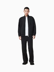 AllSaints Black Carson 100% Organic Cotton Trousers - Image 2 of 6