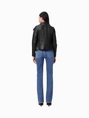 AllSaints Mid Indigo Slim Haldan Bootcut Jeans - Image 2 of 8