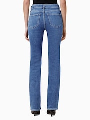 AllSaints Mid Indigo Slim Haldan Bootcut Jeans - Image 3 of 8