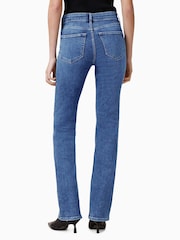 AllSaints Mid Indigo Slim Haldan Bootcut Jeans - Image 5 of 8