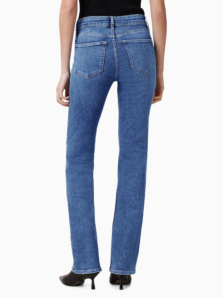 AllSaints Mid Indigo Slim Haldan Bootcut Jeans - Image 5 of 8