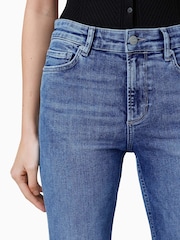 AllSaints Mid Indigo Slim Haldan Bootcut Jeans - Image 7 of 8