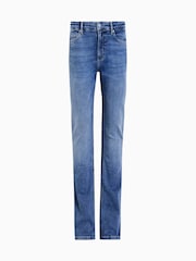 AllSaints Mid Indigo Slim Haldan Bootcut Jeans - Image 8 of 8