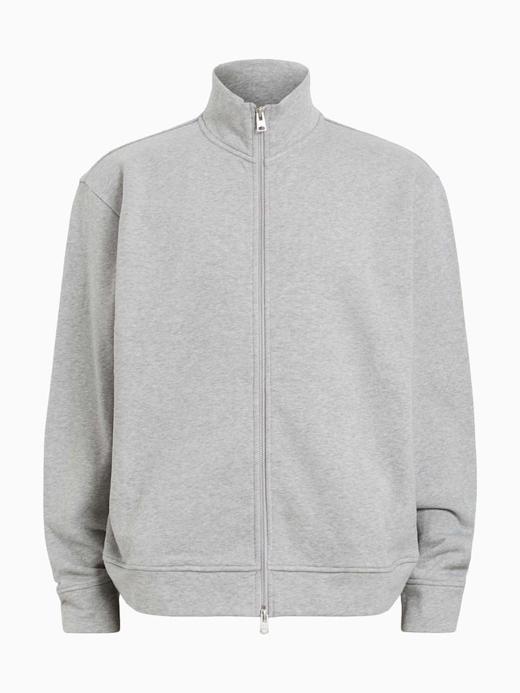 Grau - AllSaints Carson Track Jacket - Bild 6 von 6