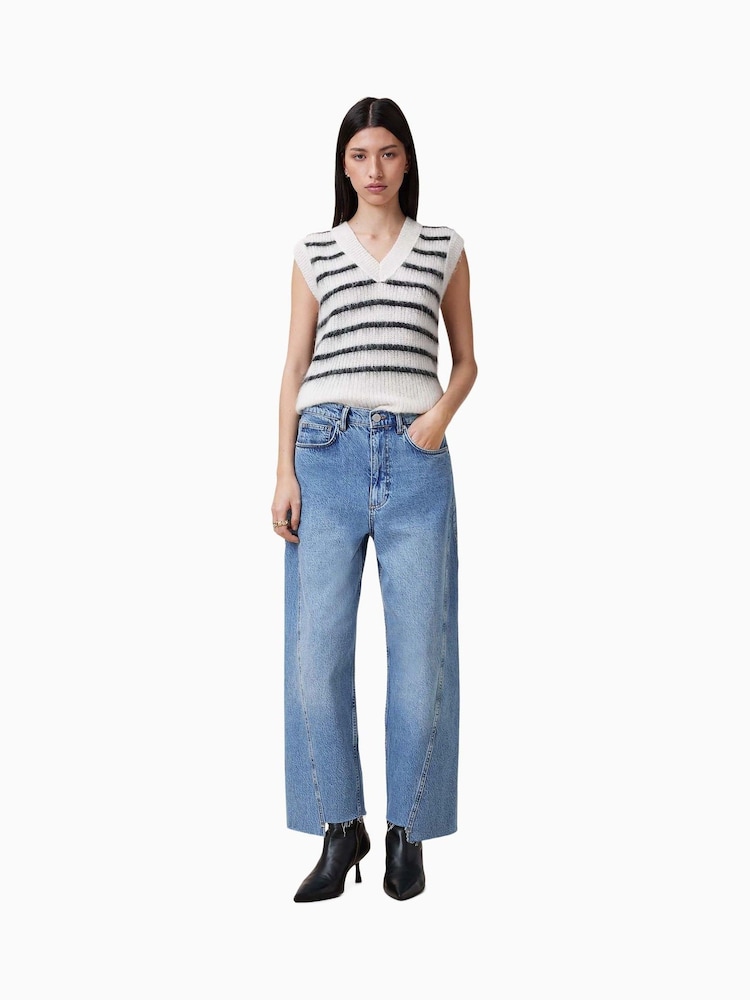 AllSaints Blue Fox 100% Cotton Jeans - Image 1 of 9
