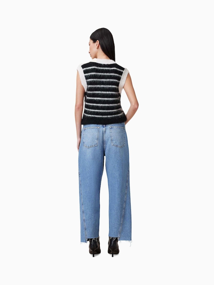 AllSaints Blue Fox 100% Cotton Jeans - Image 2 of 9