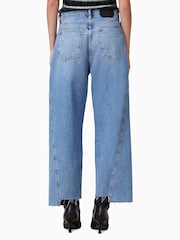 AllSaints Blue Fox 100% Cotton Jeans - Image 6 of 9