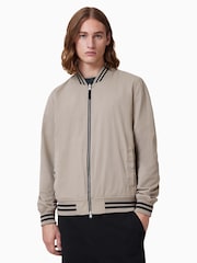 AllSaints Black Rev Bassett Bomber Jacket - Image 4 of 8