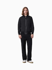 AllSaints Black Rev Bassett Bomber Jacket - Image 5 of 8