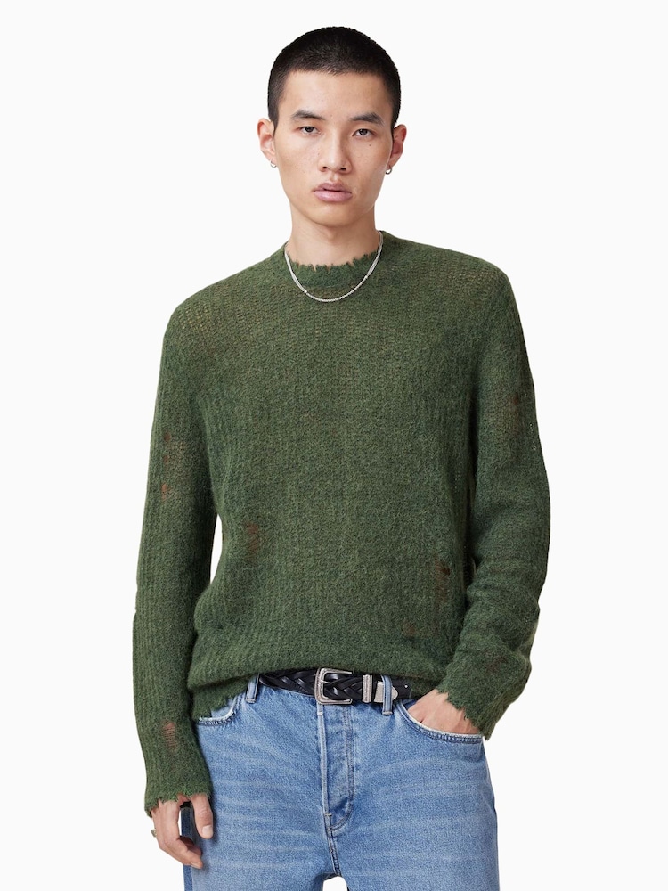AllSaints Bleaker Crew Jumper - Image 1 of 10