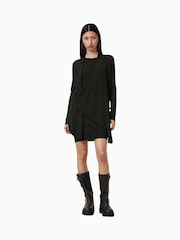 AllSaints Black Drina Dress - Image 1 of 9