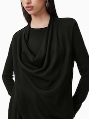 AllSaints Black Drina Dress - Image 2 of 9