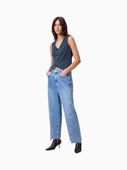 Azul - AllSaints Averie Ten Waistcoat - Imagen 2 de 7