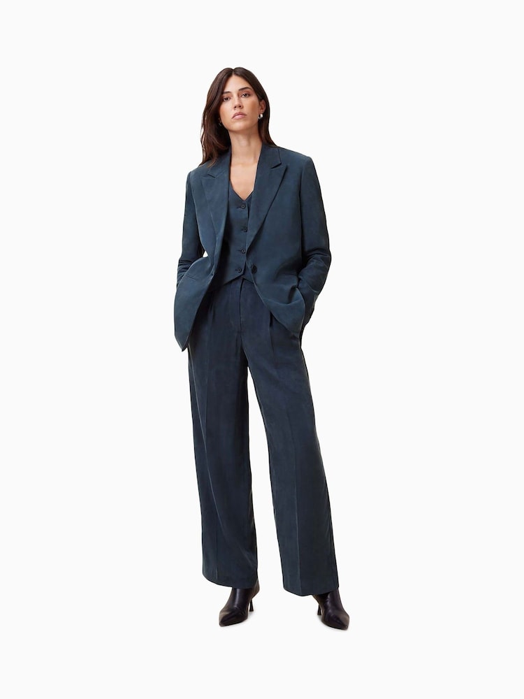 Blauw - AllSaints Averie Ten Waistcoat - Image 3 of 7