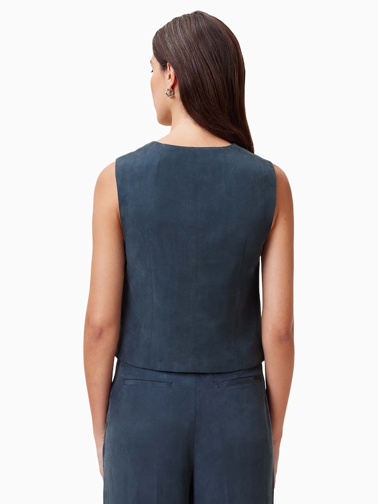 Blauw - AllSaints Averie Ten Waistcoat - Image 5 of 7