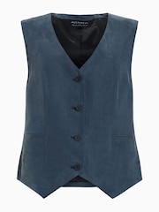 Azul - AllSaints Averie Ten Waistcoat - Imagen 7 de 7