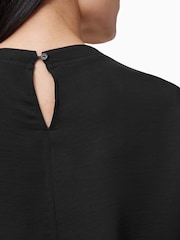 AllSaints Black Riko Mini Dress - Image 6 of 9
