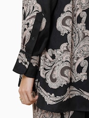 AllSaints Black Bernie Shirt - Image 5 of 7