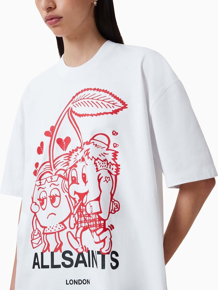 AllSaints Breakup Etta 100% Organic Cotton T-Shirt - Image 2 of 6