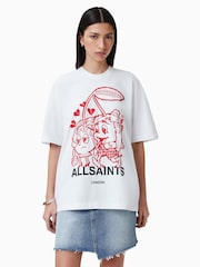AllSaints Breakup Etta 100% Organic Cotton T-Shirt - Image 3 of 6