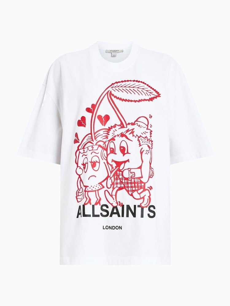 AllSaints Breakup Etta 100% Organic Cotton T-Shirt - Image 6 of 6