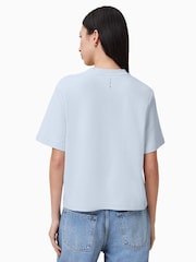 AllSaints Blue Lisa 100% Organic Cotton T-Shirt - Image 4 of 7