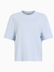 AllSaints Blue Lisa 100% Organic Cotton T-Shirt - Image 7 of 7