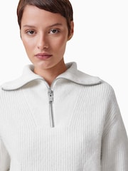 AllSaints White Octavia Jumper - Image 2 of 8
