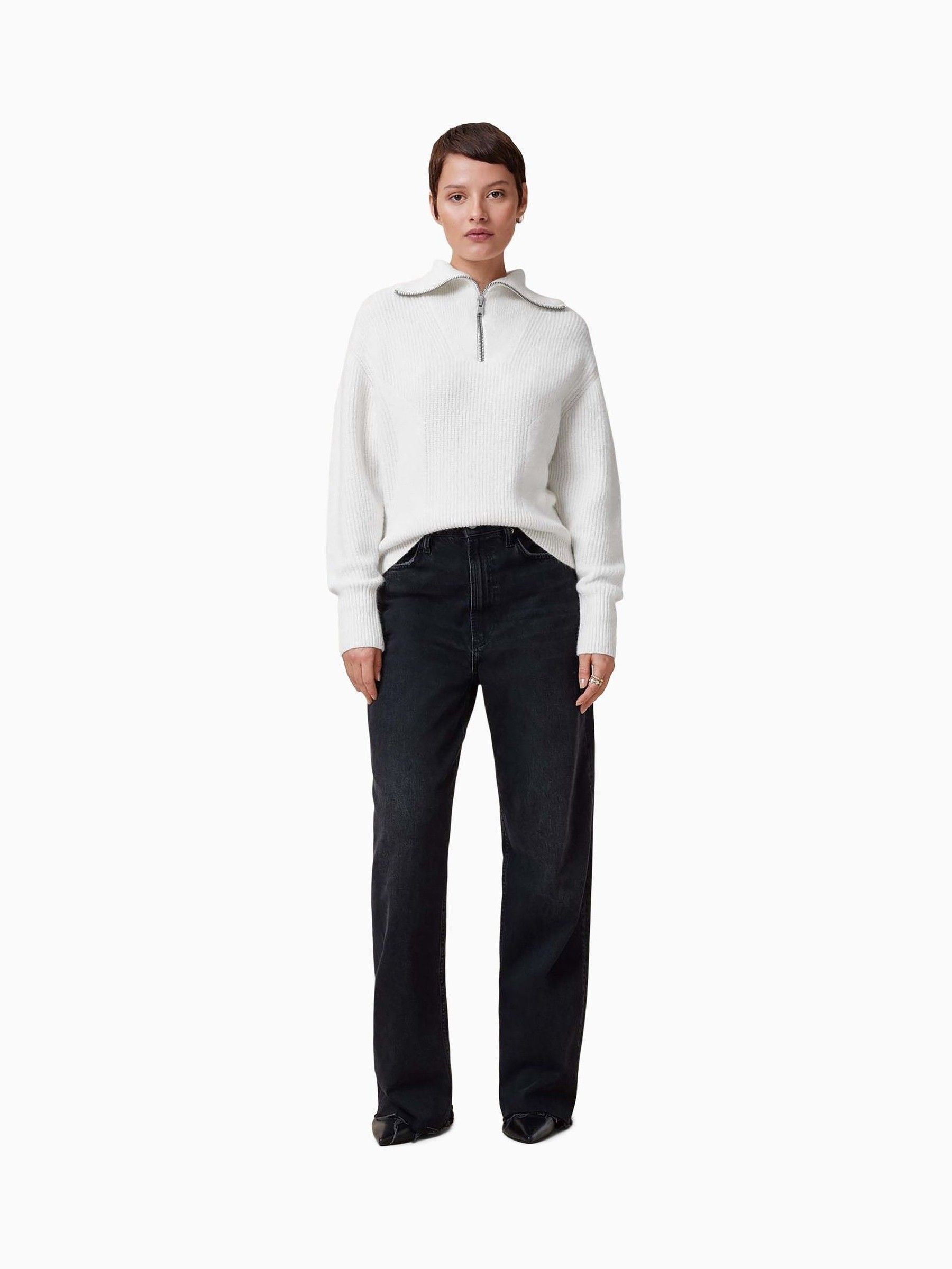 Buy AllSaints White Octavia Jumper from Next USA