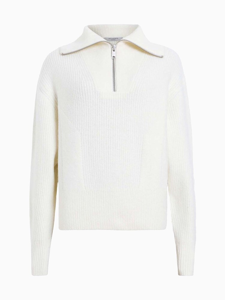 AllSaints White Octavia Jumper - Image 8 of 8