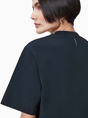 AllSaints Blue Lottie 100% Organic Cotton T-Shirt - Image 5 of 7