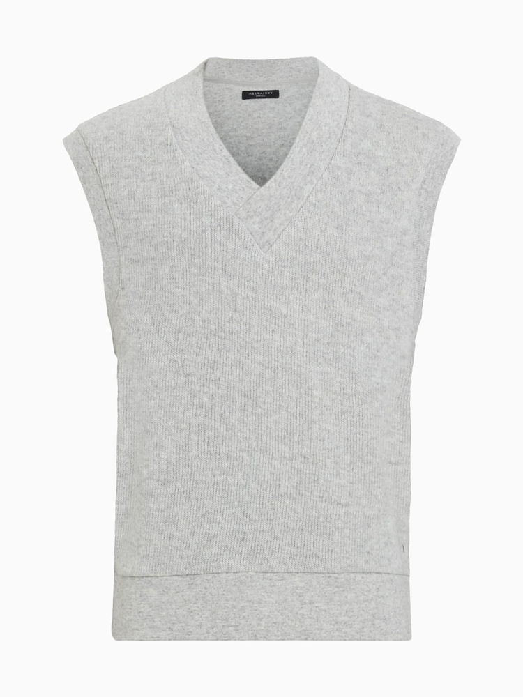 AllSaints Grey Lukas Tank - Image 7 of 7
