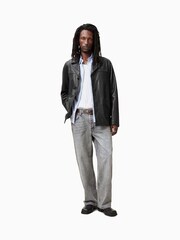AllSaints Black Lucas Coat - Image 1 of 8