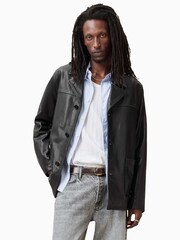 AllSaints Black Lucas Coat - Image 2 of 8