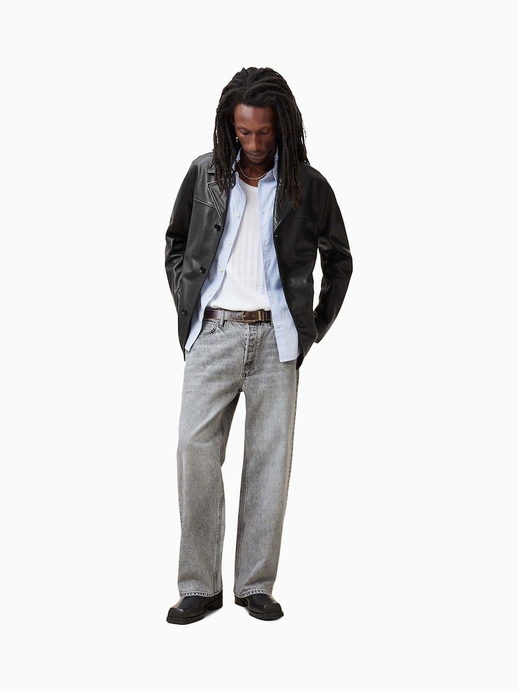 AllSaints Black Lucas Coat - Image 5 of 8