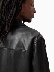 AllSaints Black Lucas Coat - Image 6 of 8