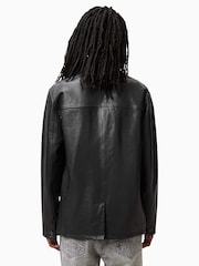 AllSaints Black Lucas Coat - Image 7 of 8