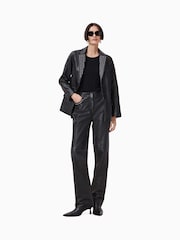 AllSaints Black Corinna Stud Blazer - Image 3 of 8