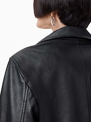 AllSaints Black Corinna Stud Blazer - Image 6 of 8