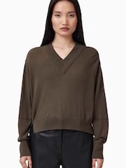 AllSaints Brown Julieana Jumper - Image 12 of 14