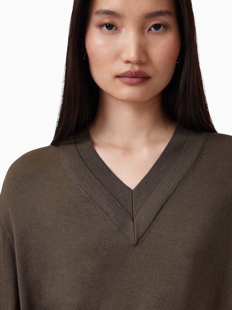 AllSaints Brown Julieana Jumper - Image 2 of 14