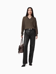 AllSaints Brown Julieana Jumper - Image 3 of 14