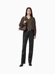 AllSaints Brown Julieana Jumper - Image 5 of 14