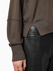 AllSaints Brown Julieana Jumper - Image 6 of 14