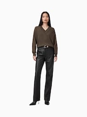 AllSaints Brown Julieana Jumper - Image 7 of 14