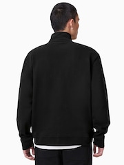 AllSaints Black Carson Track Jacket - Image 7 of 8