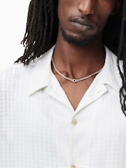 AllSaints White Madin Short Sleeve Shirt - Image 5 of 8