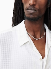 AllSaints White Madin Short Sleeve Shirt - Image 6 of 8