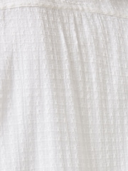 AllSaints White Madin Short Sleeve Shirt - Image 8 of 8